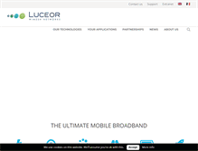 Tablet Screenshot of luceor.com